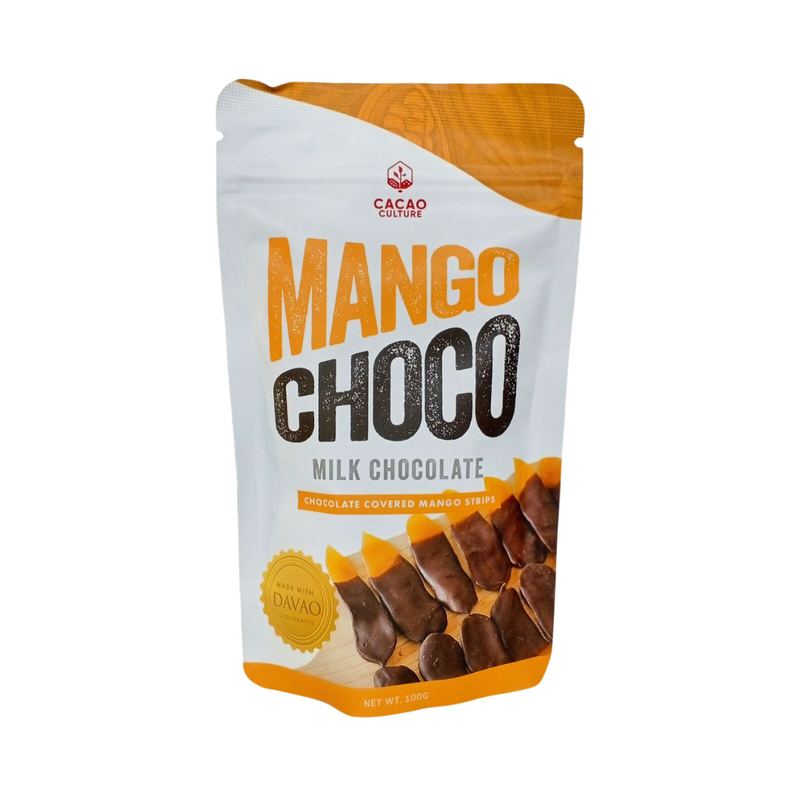 Cacao Culture - Milk Chocolate Covered Mango Strips 100G