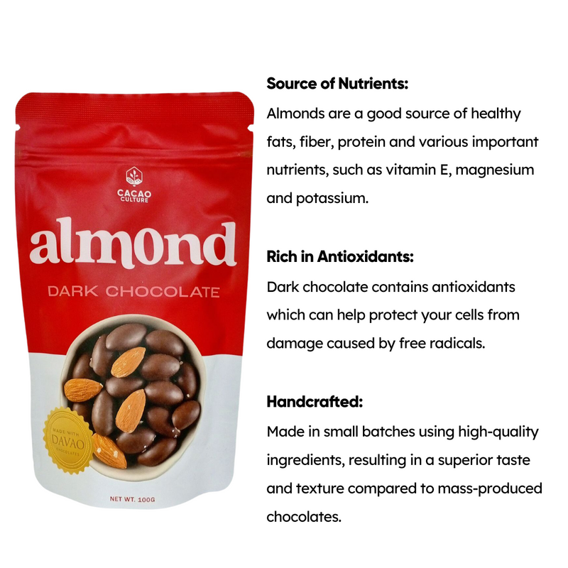 Cacao Culture - Almond Dark Chocolate 100g