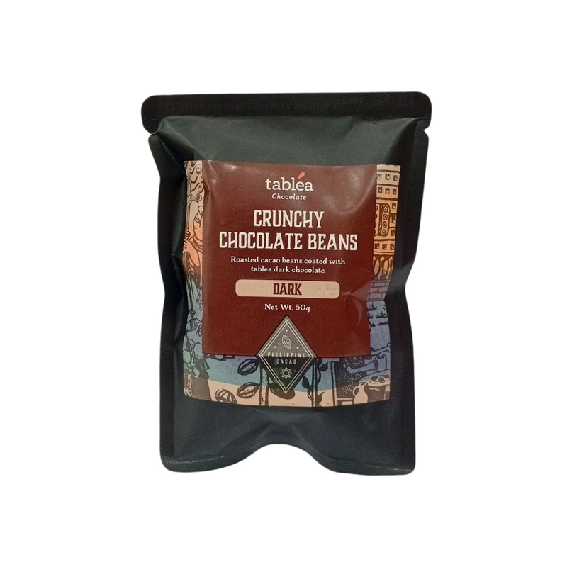 Tablea Chocolate - Dark Crunchy Chocolate Beans 50g