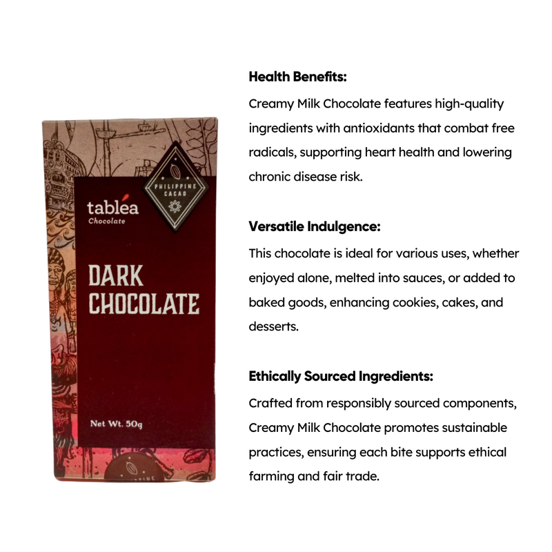 Tablea Chocolate - Dark Chocolate 50g