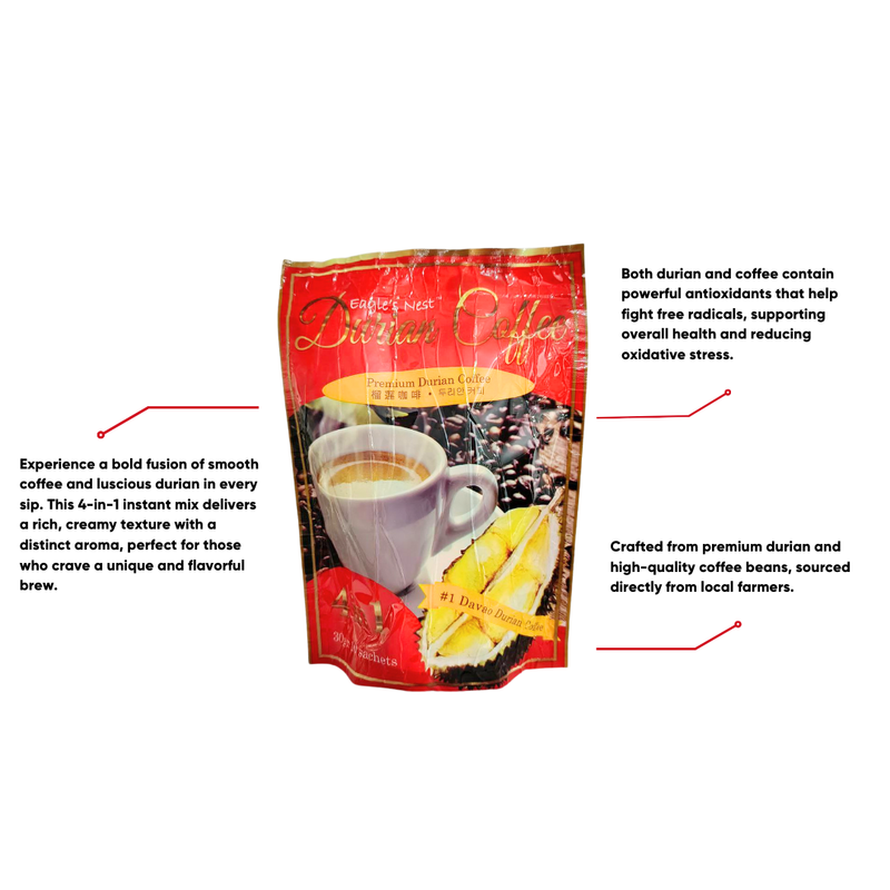 Nutrarich - Eagles Nest Durian Coffee 30g x 10 sachets