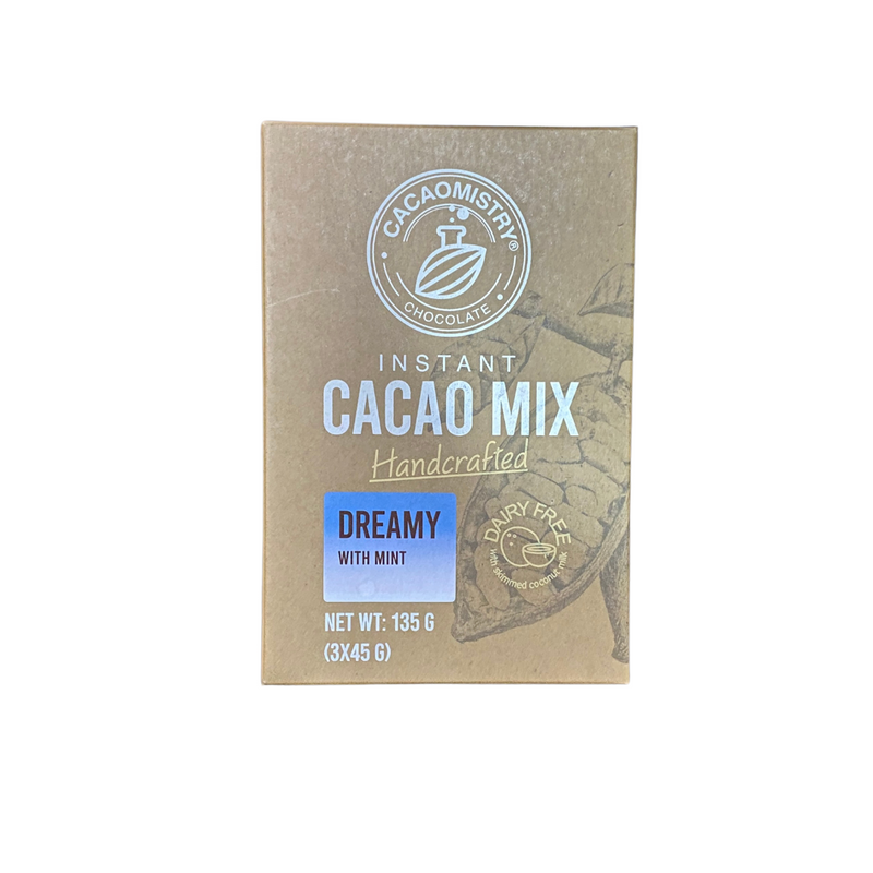 Cacao Mistry - Dreamy with Mint Instant Cacao Drink Box 3 x 45g