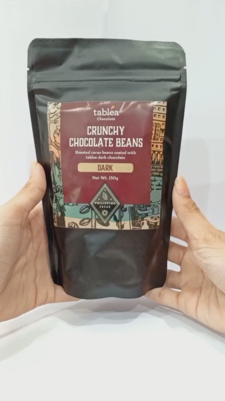 Tablea Chocolate - Dark Crunchy Chocolate Beans 150g