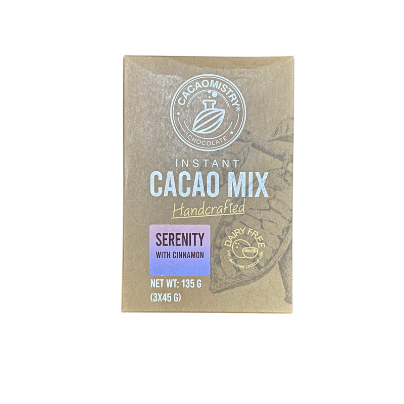 Cacao Mistry - Serenity with Cinnamon Instant Cacao Drink Box 3 x 45g